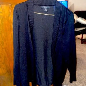 Grace* The Perfect Fit Women's Open Cardigan Size L Black**